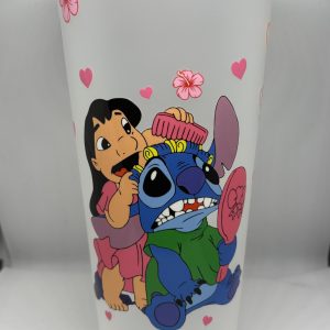 Blue alien inspired 24oz cold cup
