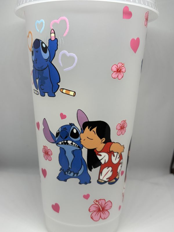 Blue alien inspired 24oz cold cup - Image 3