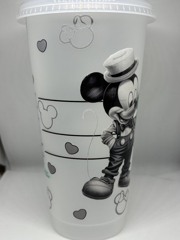 Mouse couple inspired 24oz starbies cold cup - Image 3