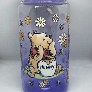 Bear inspired 16oz acrylic ombre can