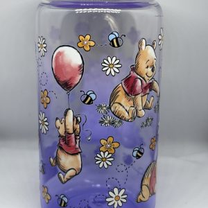 Bear inspired 16oz acrylic ombre can