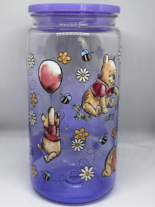 Bear inspired 16oz acrylic ombre can - Image 2