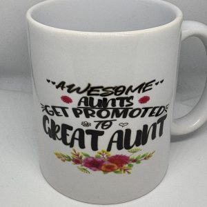 Imperfect aunt promotion mug