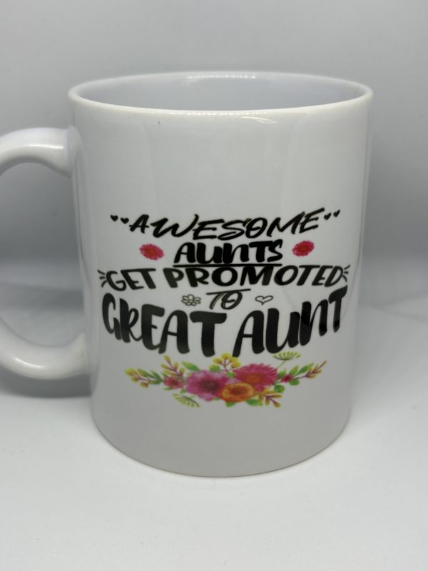 Imperfect aunt promotion mug