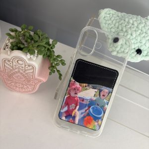 Stick on card holders