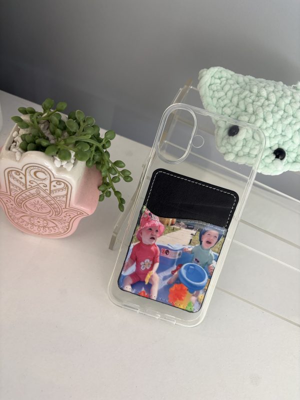 Stick on card holders