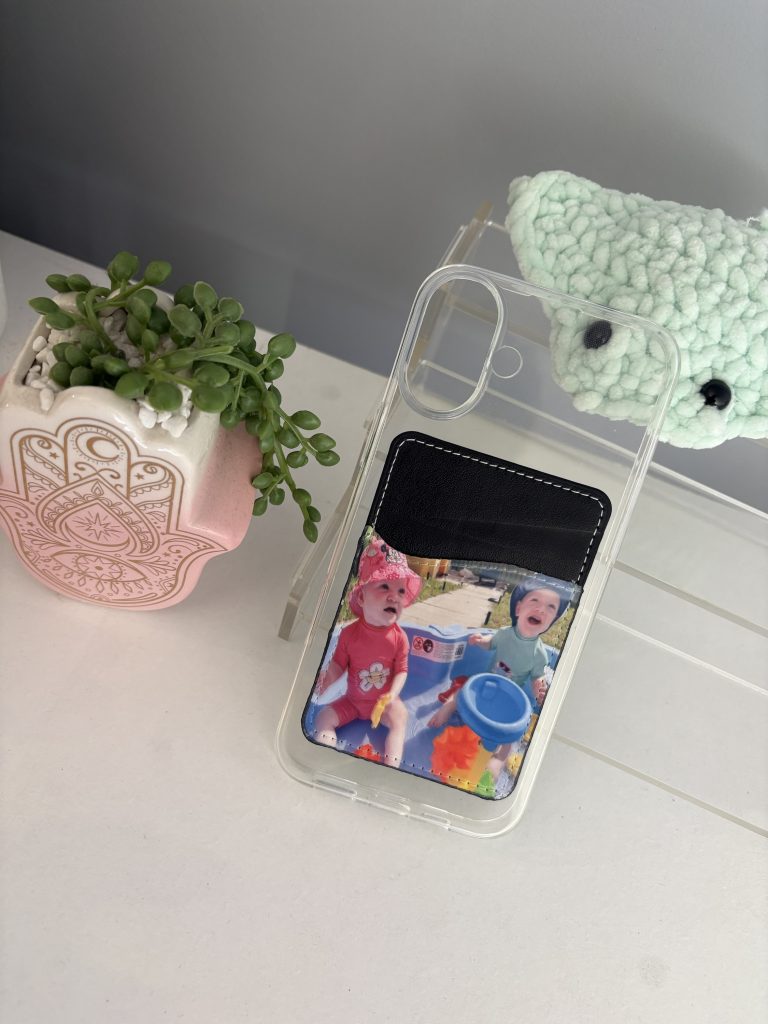 Stick on card holders