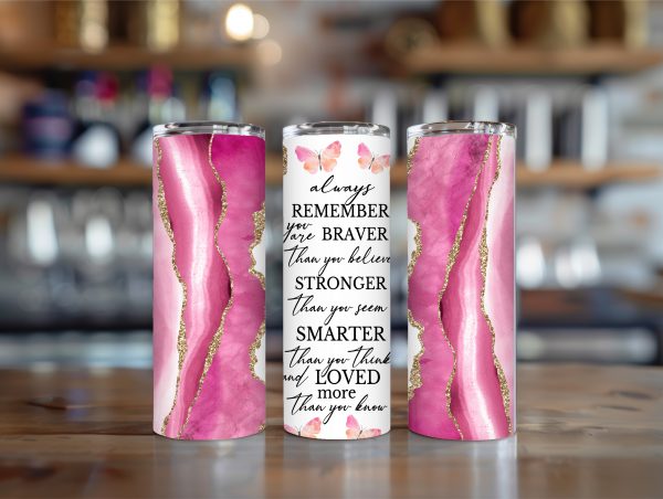 Always remember... 20oz tumbler
