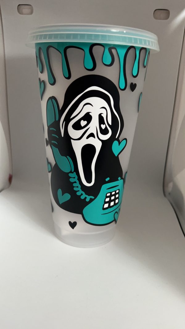 Ghost face 24oz cold cup - Image 9