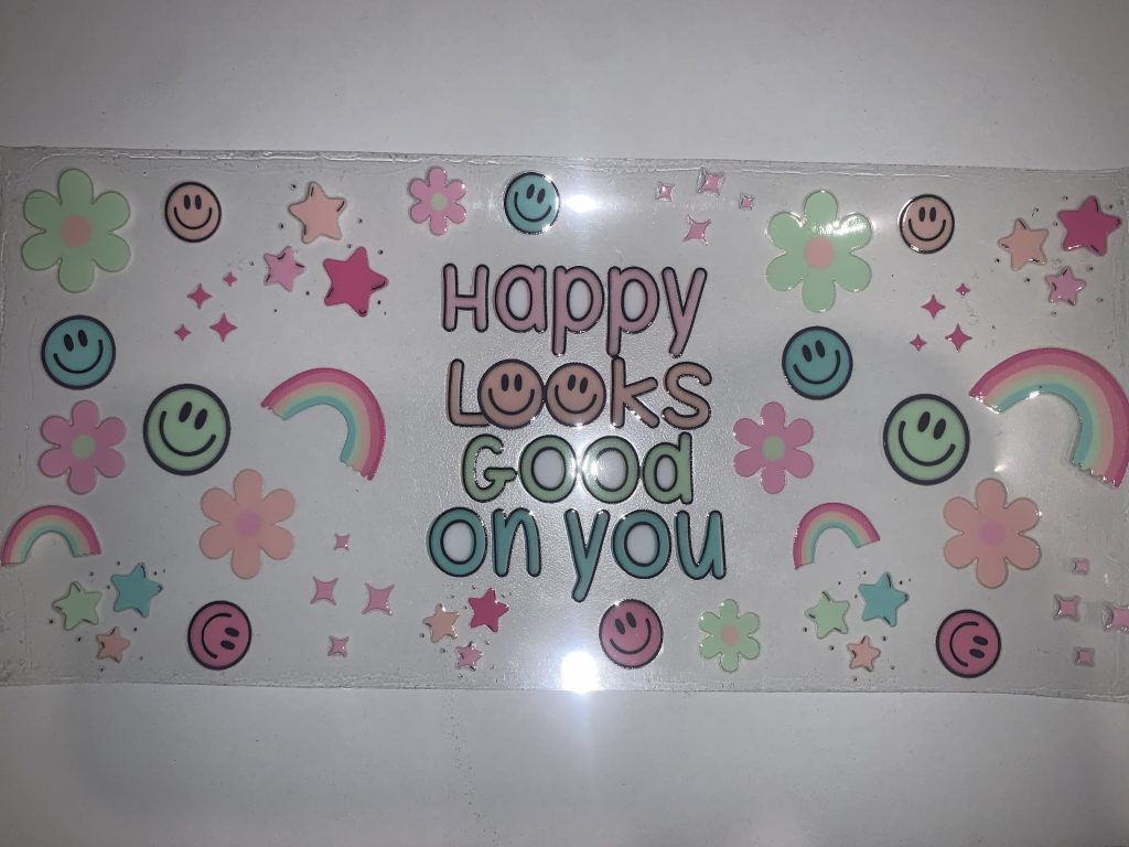 happy looks good on you design