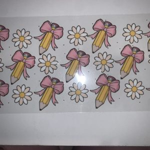 bowe pencil &flower design