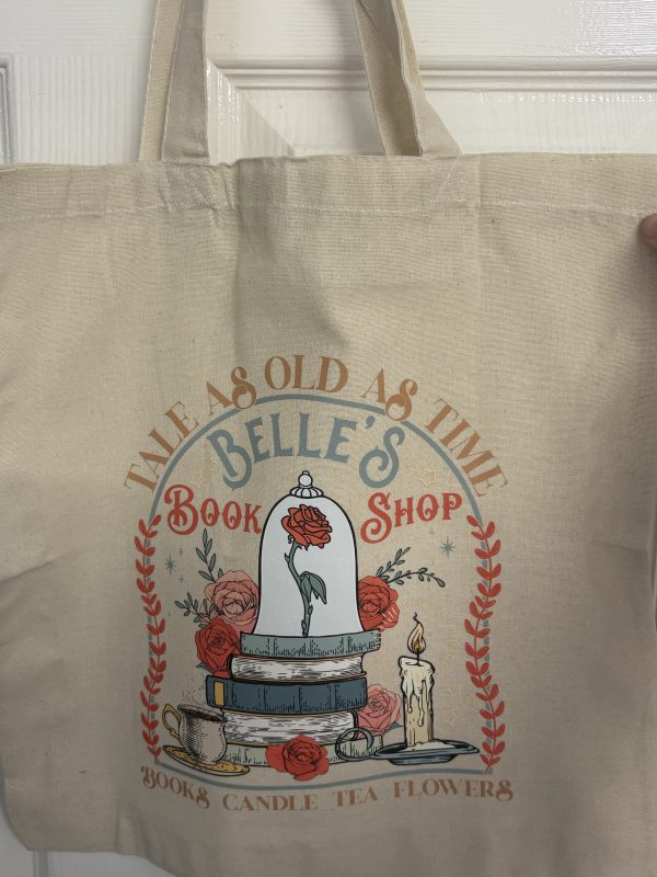 Belle’s bookshop tote bag - Image 2