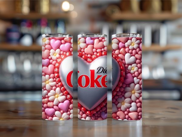 3D Diet Coke 20oz insulated tumbler
