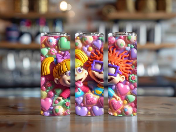 3D rugrats 20oz insulated tumbler