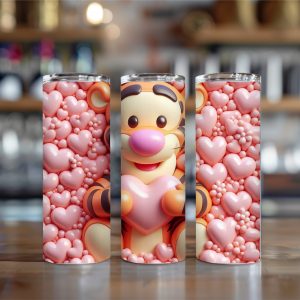 3D tigger 20oz insulated tumbler