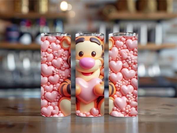 3D tigger 20oz insulated tumbler