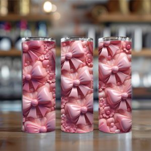 3D Bowe 20oz insulated tumbler