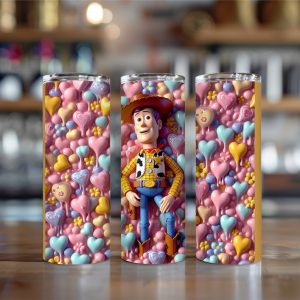 3D Woody 20oz insulated tumbler