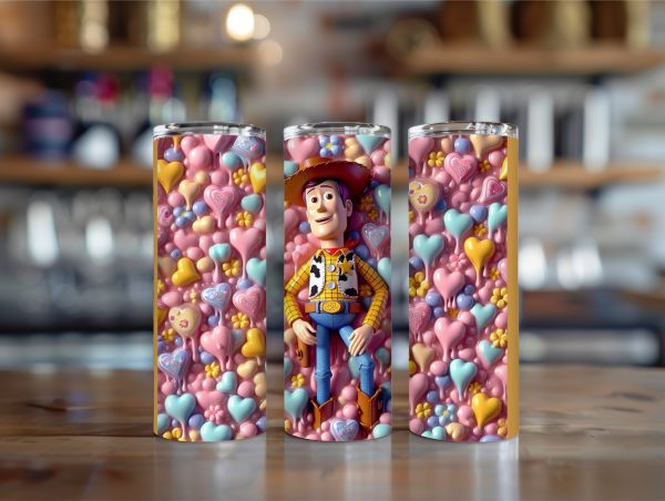 3D Woody 20oz insulated tumbler