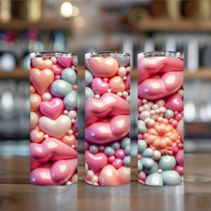 3D lips 20oz tumbler