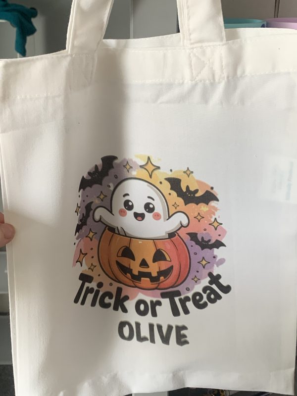 Trick or treat ghost tote bag - Image 4