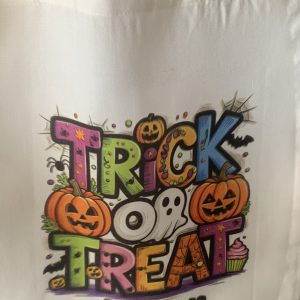 Trick or treat tote bag