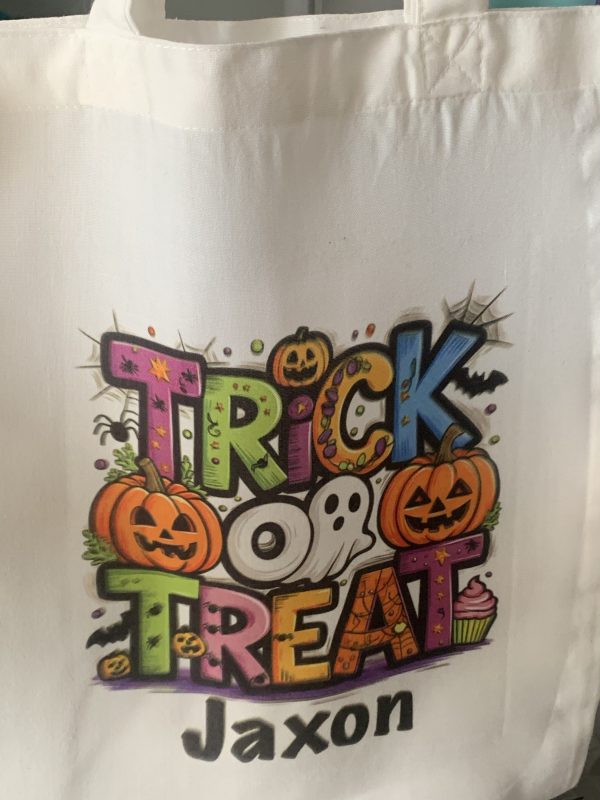 Trick or treat tote bag - Image 2