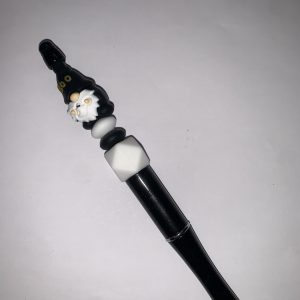 Halloween Gonk beaded pen
