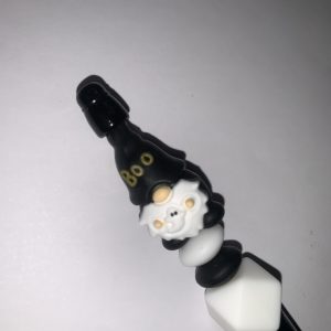 Halloween Gonk beaded pen