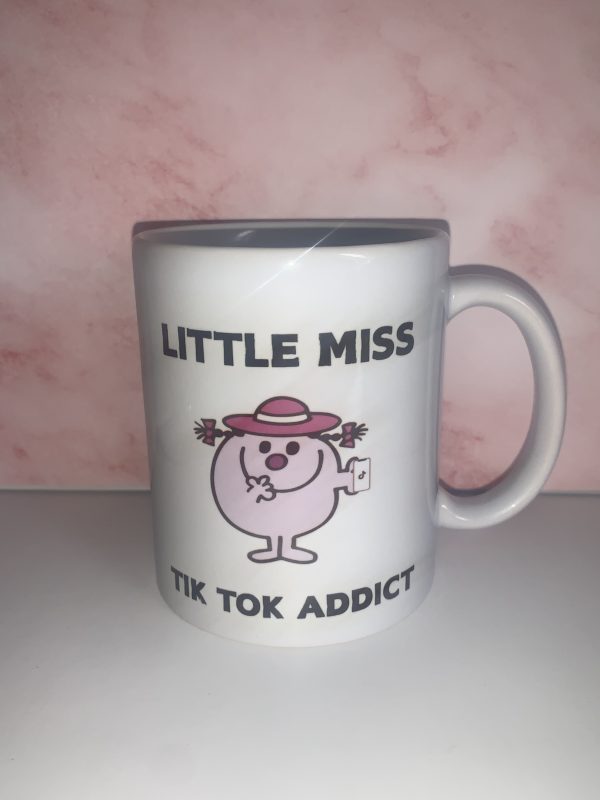 Little miss TikTok addict mug
