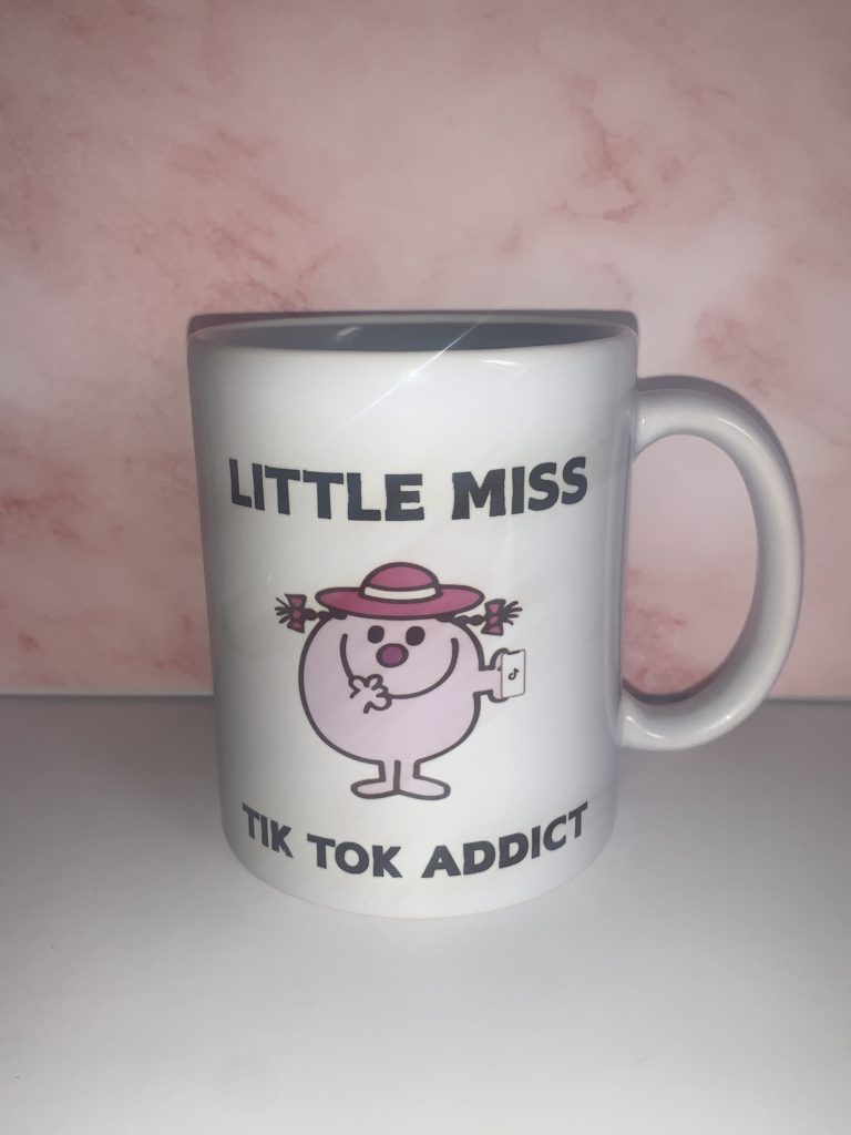 Little miss TikTok addict mug
