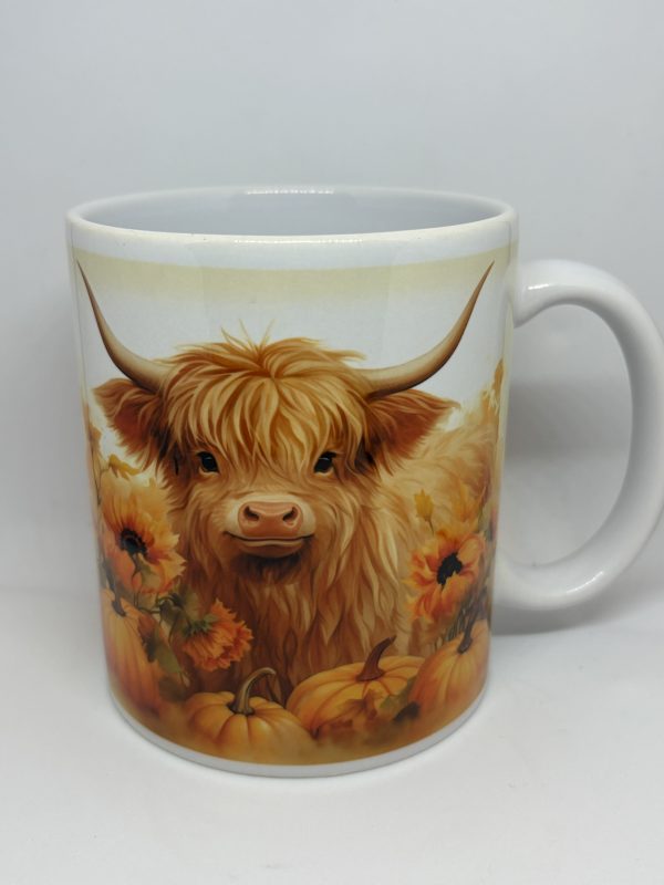 Autumnal highland cow mug - Image 2