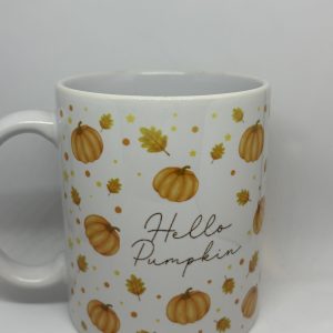 Hello pumpkin mug