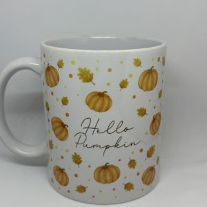 Hello pumpkin mug