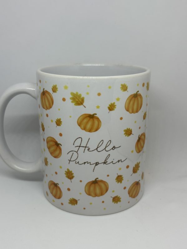 Hello pumpkin mug