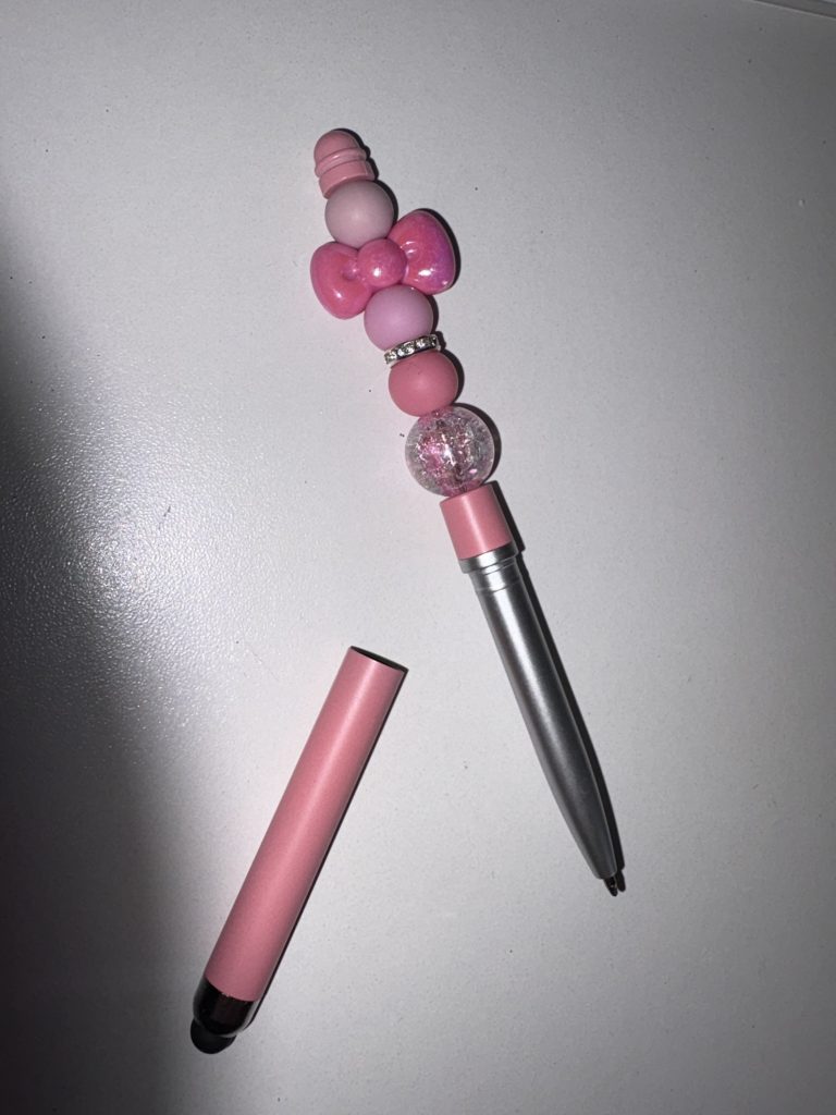 2 in 1 beaded pen