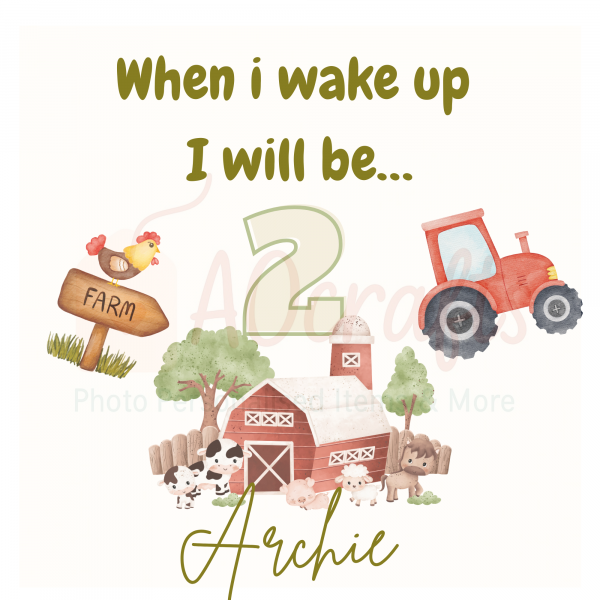 When I wake up …birthday pjs - Image 3