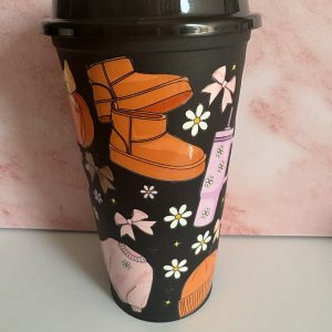 Plastic coffee cups