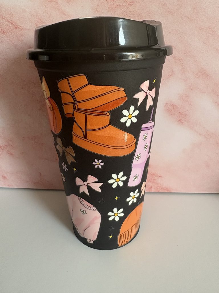 Plastic coffee cups