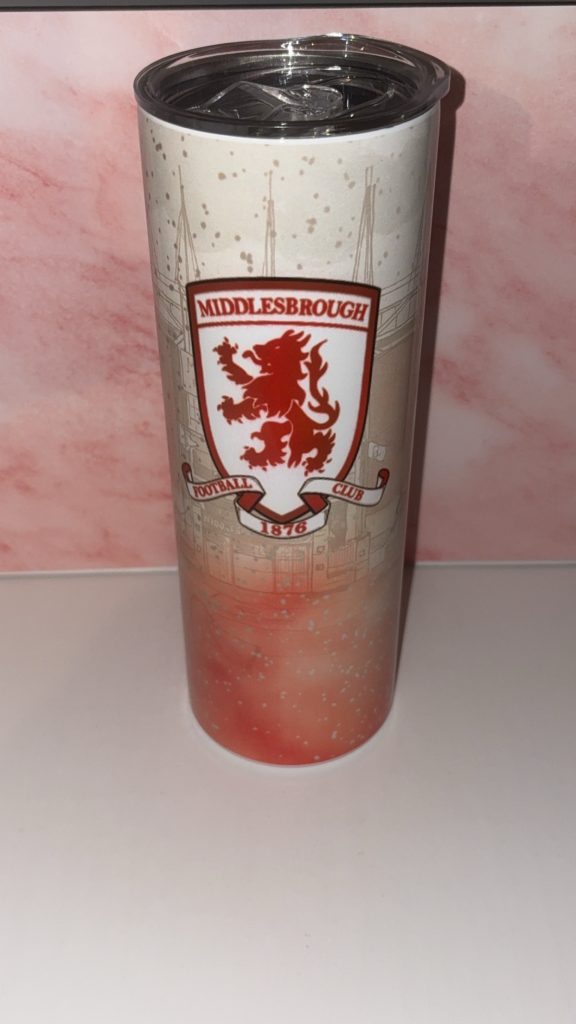20oz Insulated football tumbler