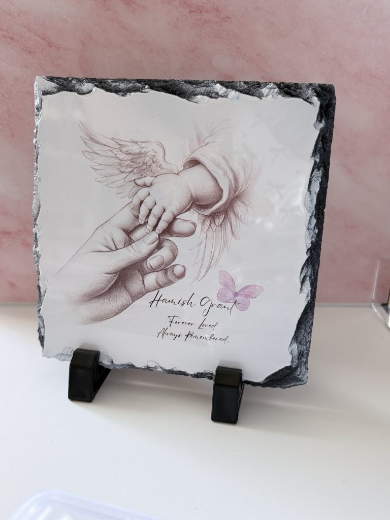Memorial print  - slate