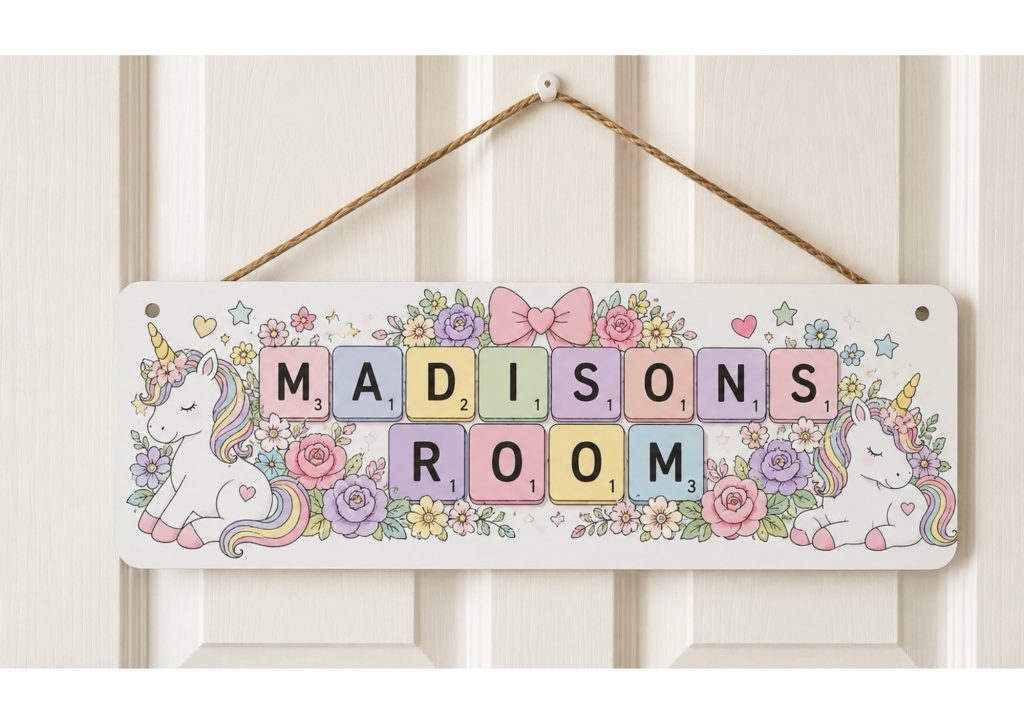 Personalised Room sign