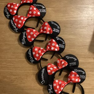Personalised mouse & bowe headband